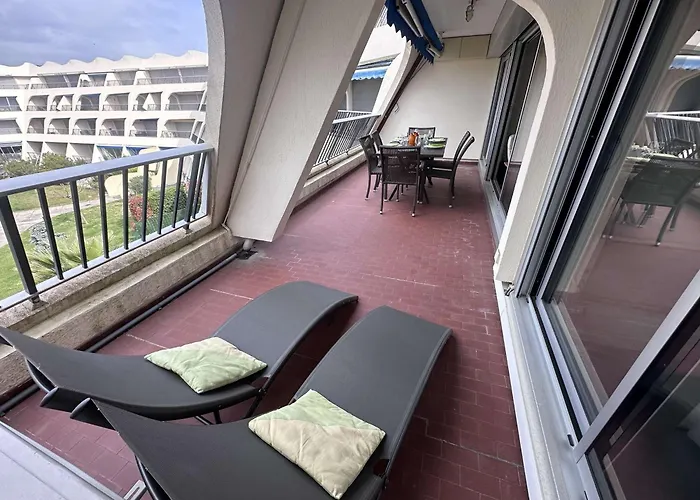 Apartman 3 Pieces Pour 4 Avec Terrasse Vue Port - Fr-1-731-145