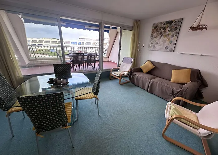Apartman 3 Pieces Pour 4 Avec Terrasse Vue Port - Fr-1-731-145 Le Grau-du-Roi